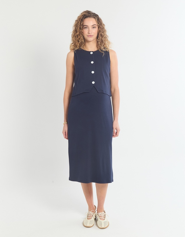 Soon Maternity - Isla Soft Rib Feeding Dress