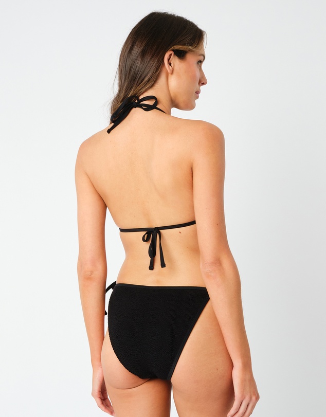 UNE PIECE - Crinkle Cut Longline String Bikini Bottom