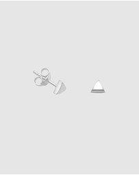Ichu - Tiny Triangle Earrings