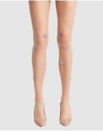 High Heel Jungle - Butterfly Dreams Tights
