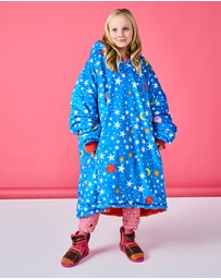 Kip&Co - Stars And Moon Kuddle Hooded Oversized Sweater - Kids