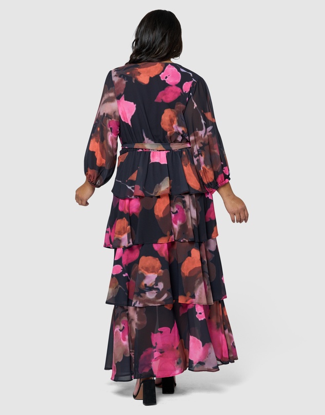 Pink Dusk by Curve Project - Temptress Maxi Dress