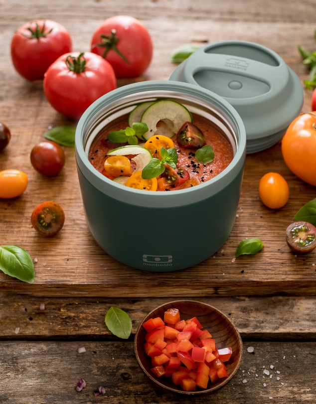Monbento - Monbento Mb Element Insulated Bento Box - Bi-Colour Green
