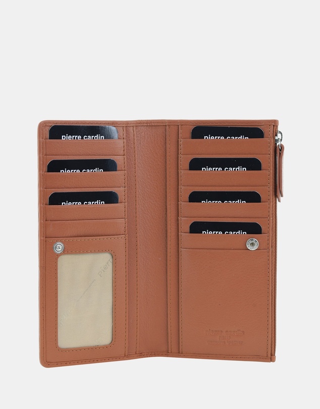 Pierre Cardin - Pierre Cardin Genuine Ladies Leather Bi-Fold Wallet