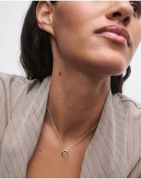PDPAOLA - Initial 2026 O Silver Pendant Necklace