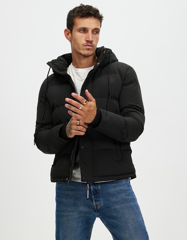 Superdry - Everest Short Hooded Puffer Jacket