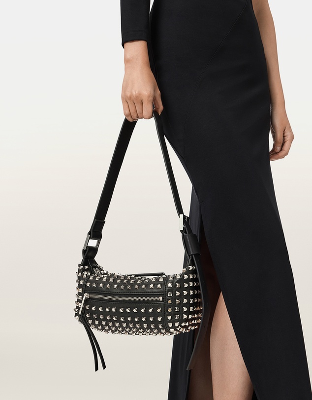 AllSaints - Vega Emb Mini Shoulder Bag