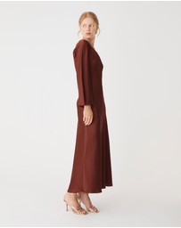 Forcast - Cleo One Shoulder Satin Dress