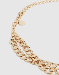 Alice In The Eve - Chunky Gold Chain Belt