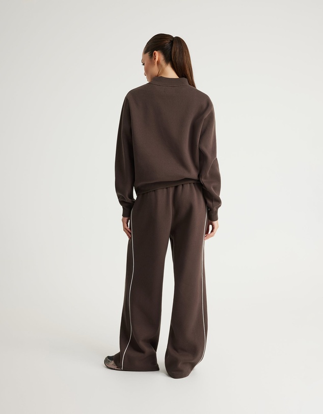 Upstate - College Mock Neck - Espresso