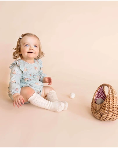 Bebe by Minihaha - Winnie LS Woven Romper - Babies