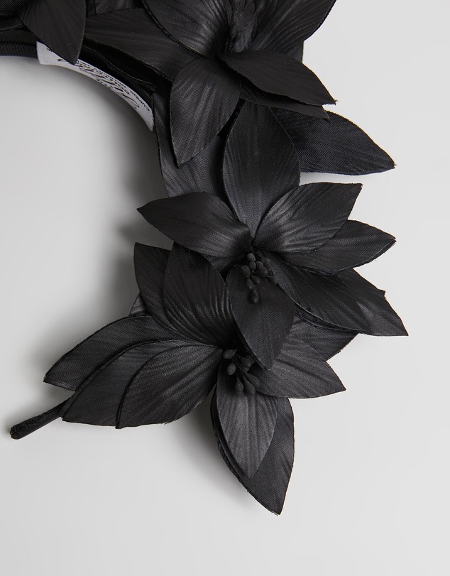 Fillies Collection - Bespoke Leather Flower Headband Fascinator