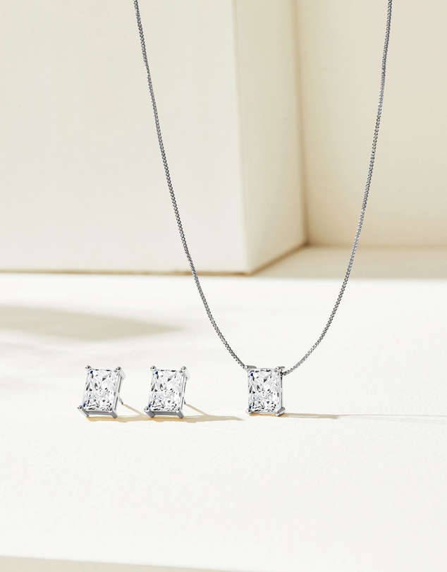 Mestige - Vera Brilliance Set - Silver Plated