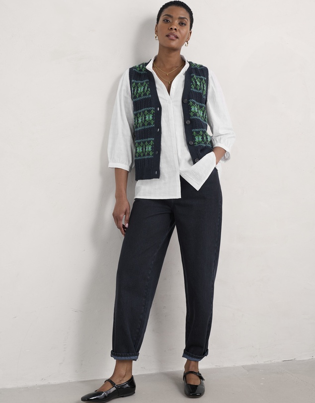 Seasalt - Seasalt Cornwall White Hope Cottage Blouse II