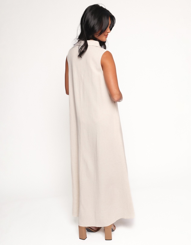 Petal & Pup - Shaw Maxi Dress - Oatmeal