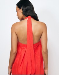 AERE - Dovie Linen Maxi Dress