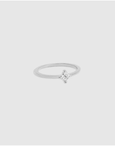 By Charlotte - Crystal Bloom Ring