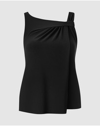 Miraclesuit Swimwear  - Rock Solids Atria Wired High Neck Tankini Top