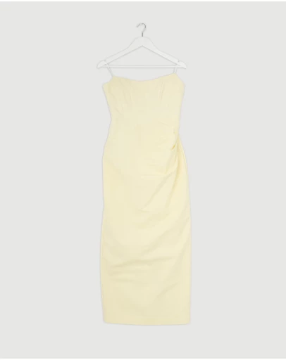 Revibe - Repaired Shona Joy Lani Strapless Corset Maxi Dress - AU 12