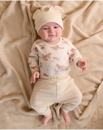Purebaby - Australiana 3 Piece Gift Pack w/ Hat- Babies