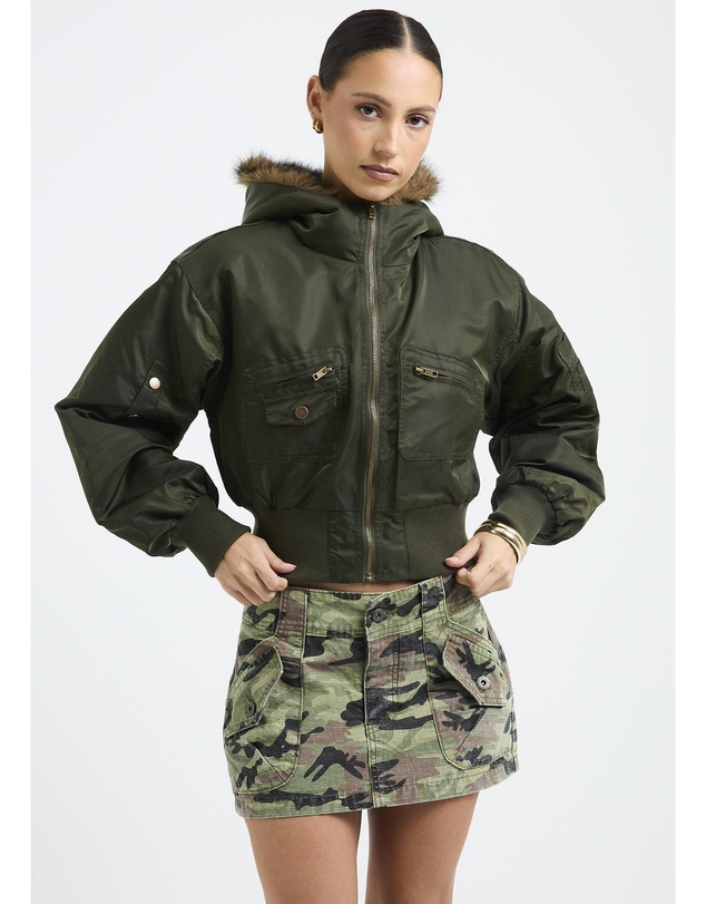Neon Hart - Boston Hooded Puffer Jacket