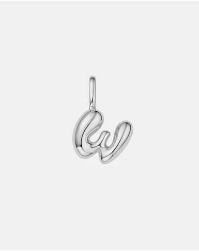 Ania Haie - Silver W Letter Charm