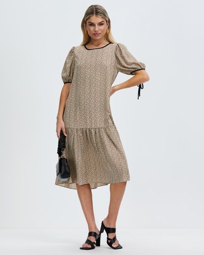 Ditsy Midi Dress
