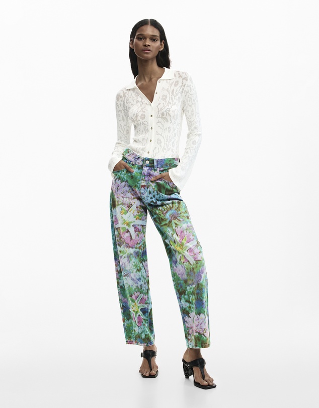 Desigual - Wild garden trousers