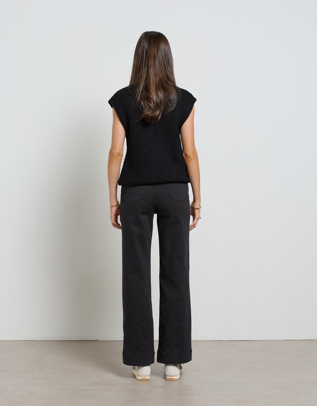 DRICOPER DENIM - Maarte Black Wide Leg Jeans