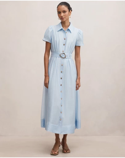 Forever New Petite - Avery Petite Short Sleeves Midi Dress