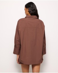 AERE - Della Cotton Oversized Shirt