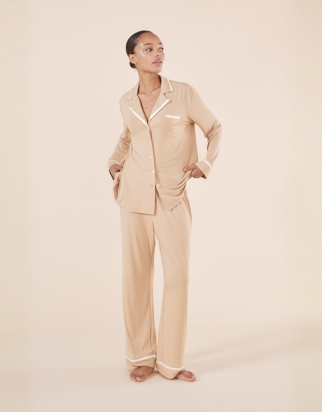Gingerlilly - Janine Natural Bamboo PJ set