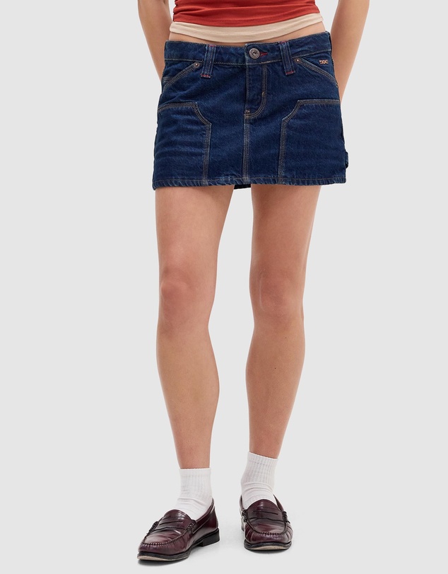 BDG By Urban Outfitters - Carpenter Denim Mini Skirt