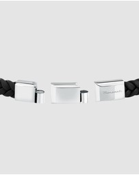 Maserati - Maserati Men's RG & Gun Metal Leather Bracelet