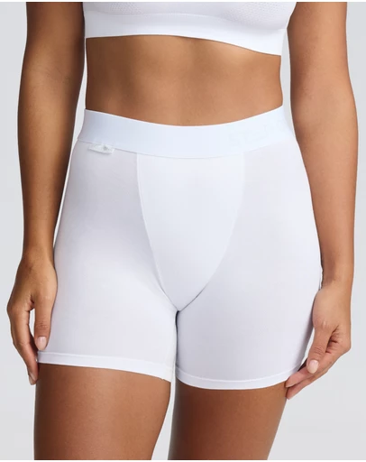 STEP ONE - Single Women's Body Shorts - White