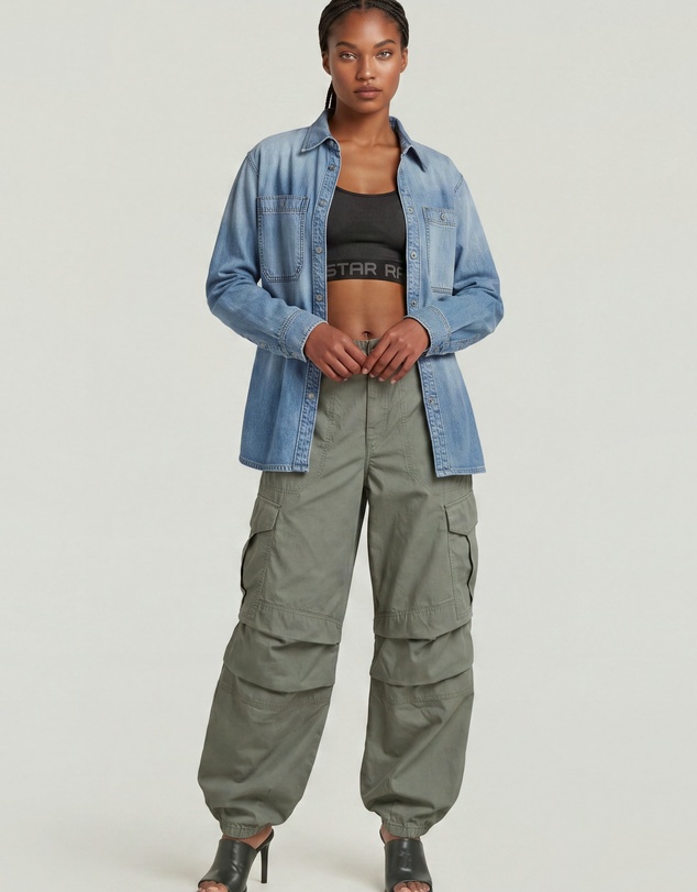 G-Star - Wide leg cargo wmn