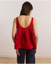 Damson Madder - Stella Ruffle Cami
