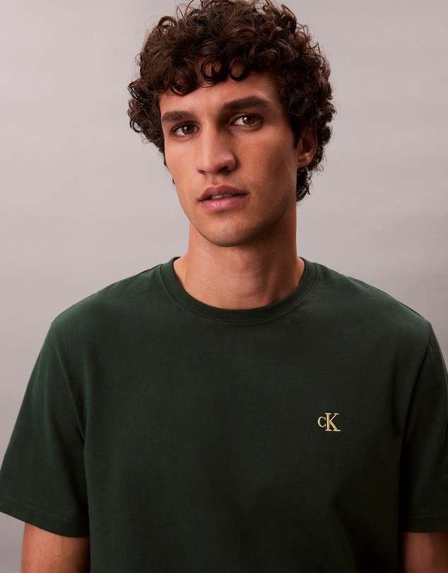 Calvin Klein Jeans - Embroidered Monogram Logo Relaxed T-Shirt
