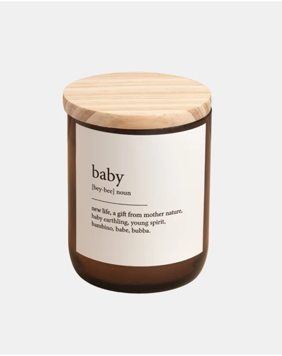 The Commonfolk Collective - Baby ~ Dictionary Meaning Candle