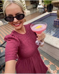 Esther & Co - Iolana Dress - Wine