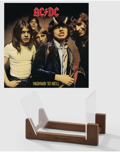 Sony Music - Ac/Dc Highway To Hell Vinyl Album & Crosley Record Storage Display Stand