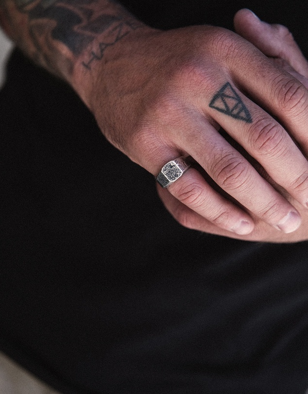Haze & Glory - ICONIC EXCLUSIVE - Copenhagen Signet Ring in 925 Silver