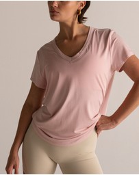 HyperLuxe The Label - V Neck Shirt