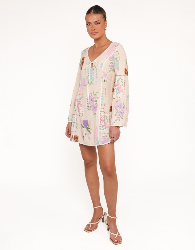 Petal & Pup - Narelle Mini Dress - Lilac Floral