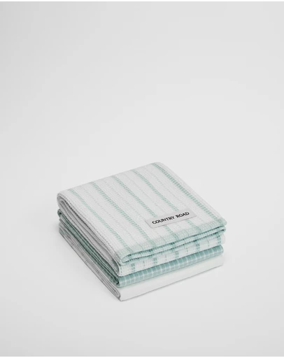 Country Road - Laine Australian Cotton Tea Towel Pack Of 3