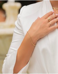 Mestige - Heirloom Fine Chain Bracelet - 18K Gold Plated