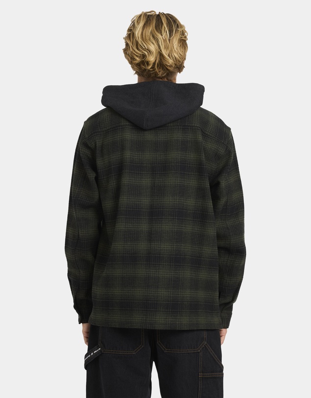 Billabong - Mens Baja Surf Hooded Flannel Shirt
