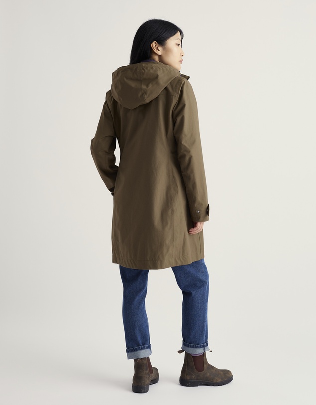 Seasalt - Seasalt Cornwall Green Coverack Waterproof Coat