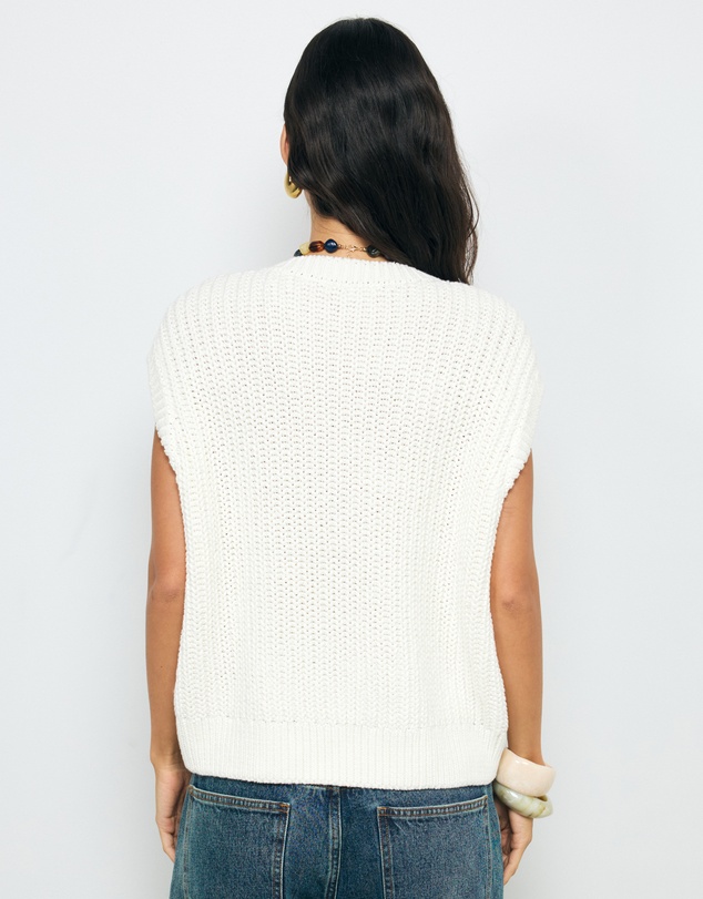 AERE - Mara Cable Knit Vest