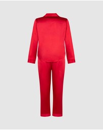 Hunkemoller - PJ LS Satin Minimal